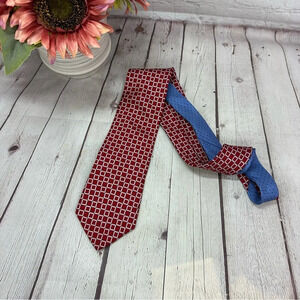 tommy hilfiger silk neck tie preppy professional